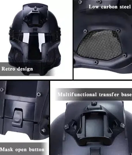 WST Full Face Medieval Iron Warrior Tactical Helmet