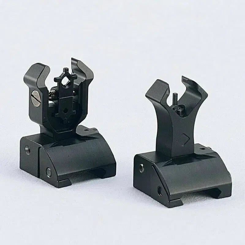 Flip Up Front & Rear Crab Iron Sights