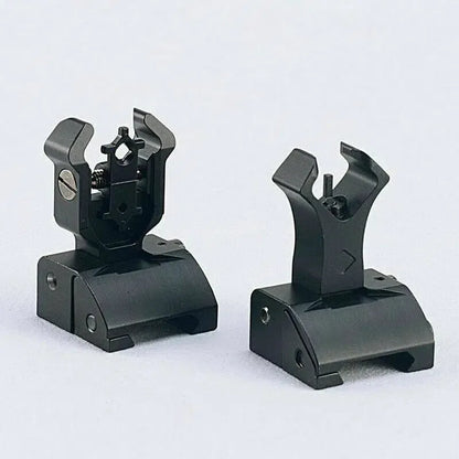 Flip Up Front & Rear Crab Iron Sights