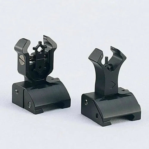 Flip Up Front & Rear Crab Iron Sights