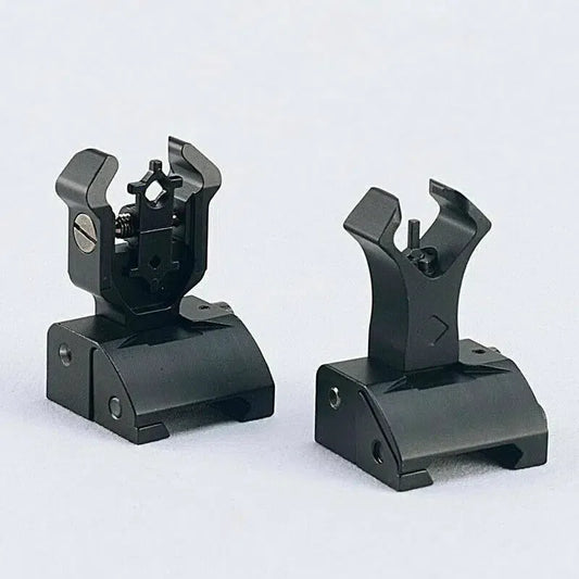 Flip Up Front & Rear Crab Iron Sights