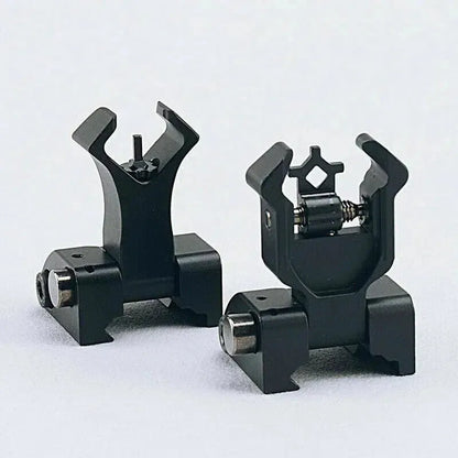 Flip Up Front & Rear Crab Iron Sights