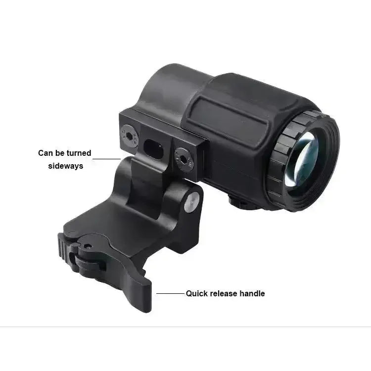 G43 3X Magnifier Sight with Switch to Side QD Mount