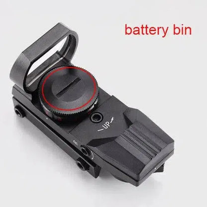 HD101 Metal 4 Reticle Holographic Red Green Dot Sight