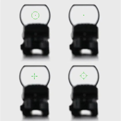 HD101 Metal 4 Reticle Holographic Red Green Dot Sight