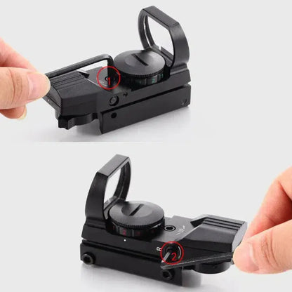 HD101 Metal 4 Reticle Holographic Red Green Dot Sight