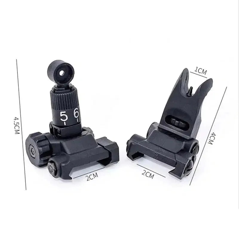 Kac 600 Adjustable Height Front Rear Nylon Sights BK