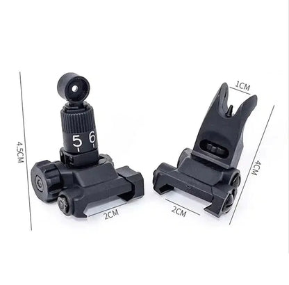 Kac 600 Adjustable Height Front Rear Nylon Sights BK