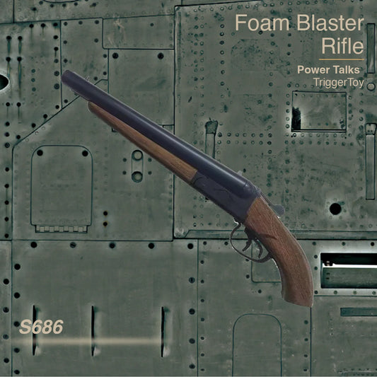 Triggertoy S686 Antique Double-Barreled Shell Eject Dart Blaster