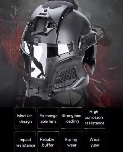 WST Full Face Medieval Iron Warrior Tactical Helmet