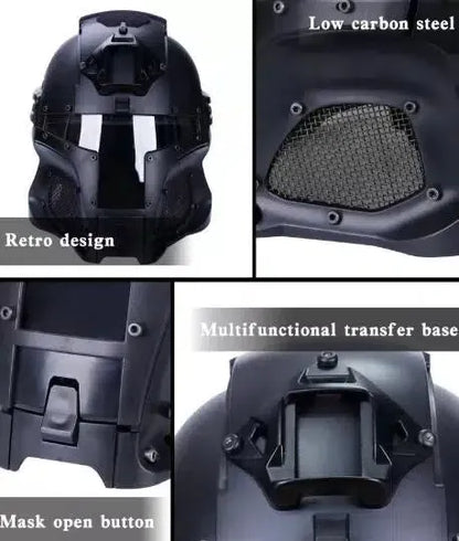 WST Full Face Medieval Iron Warrior Tactical Helmet